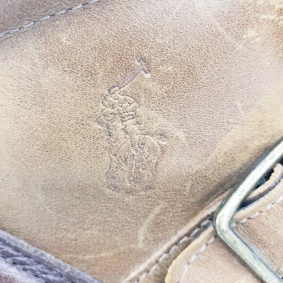 Men's Polo Ralph Lauren Demond Leather Ankle Hiking Hunting Chukka Duck Boot 9.5 - Picture 7 of 15